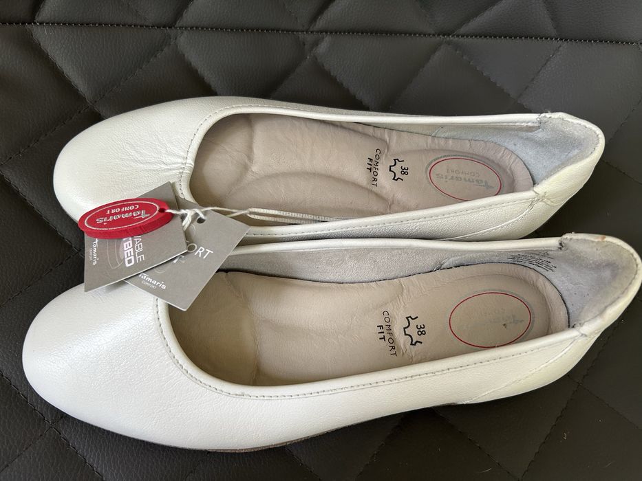 Балетки туфлі шкіряні Tamaris