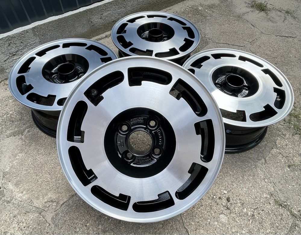 Felgi PIRELLI 4x100 14” 6j et 38 VW golf MK1 MK2 CAddy cult