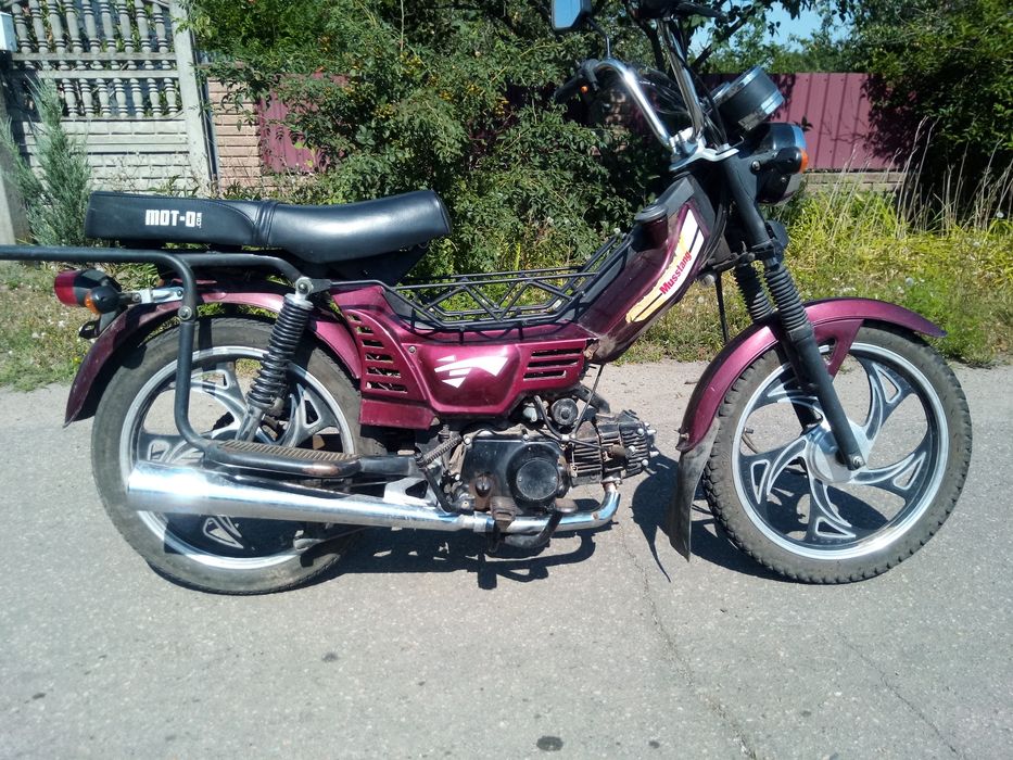 мопед Delta на ходу