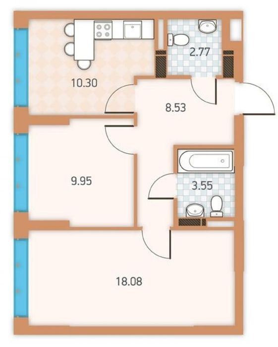 2к 54м2 ЖК TwinHouse ТвінХауз ТвинХауз ЗБУДОВАНО! вул. Братиславська