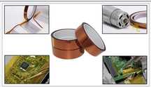 Каптоновый термостойкий скотч  5 10 15 20 30 35 40 50 100мм Kapton