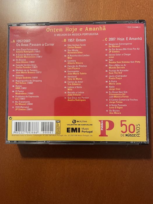 CD triplo “Ontem Hoje e Amanhã”