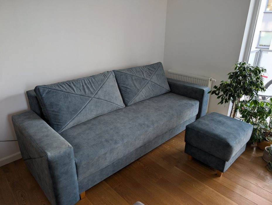 Sofa system DL sprężyny kieszeniowe kolor morski