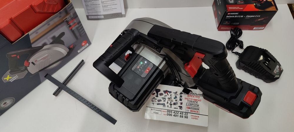 Безщіточ акумуляторна дискова пила зНімеччин PARKSIDE PPMSA 20/паркетк