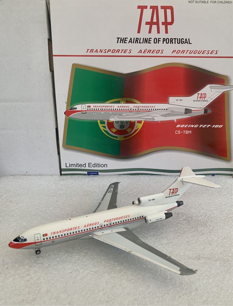 Boeing B727-100 CS-TBM TAP air Portugal Inflight 1:200 edição limitada