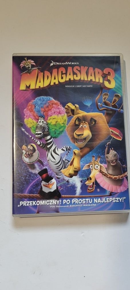 Film Madagaskar 3 płyta DVD