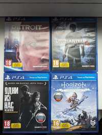 Ігри Uncharted 4 Horizon zero dawn Detroit The Last of Us