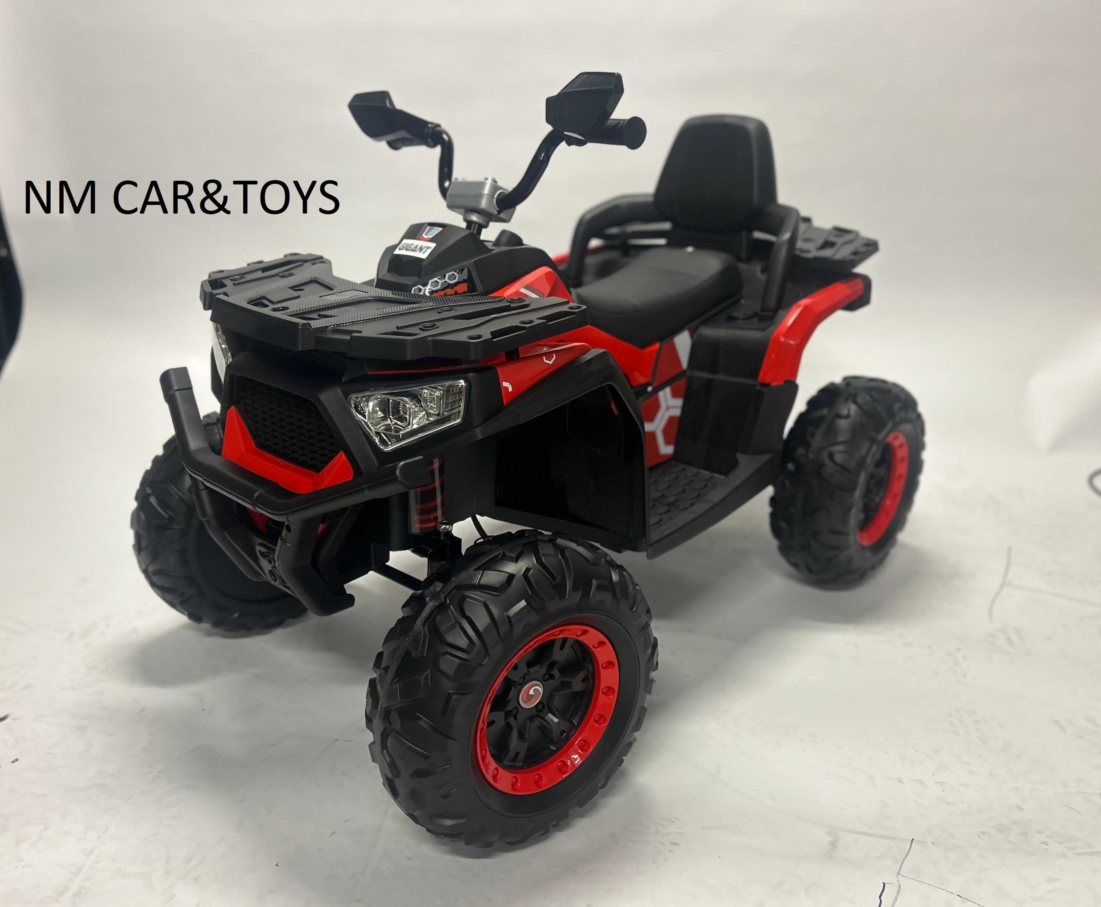 Quad GIGANT 4x4 Auto na akumulator 180W Pojazd Miękkie koła autko