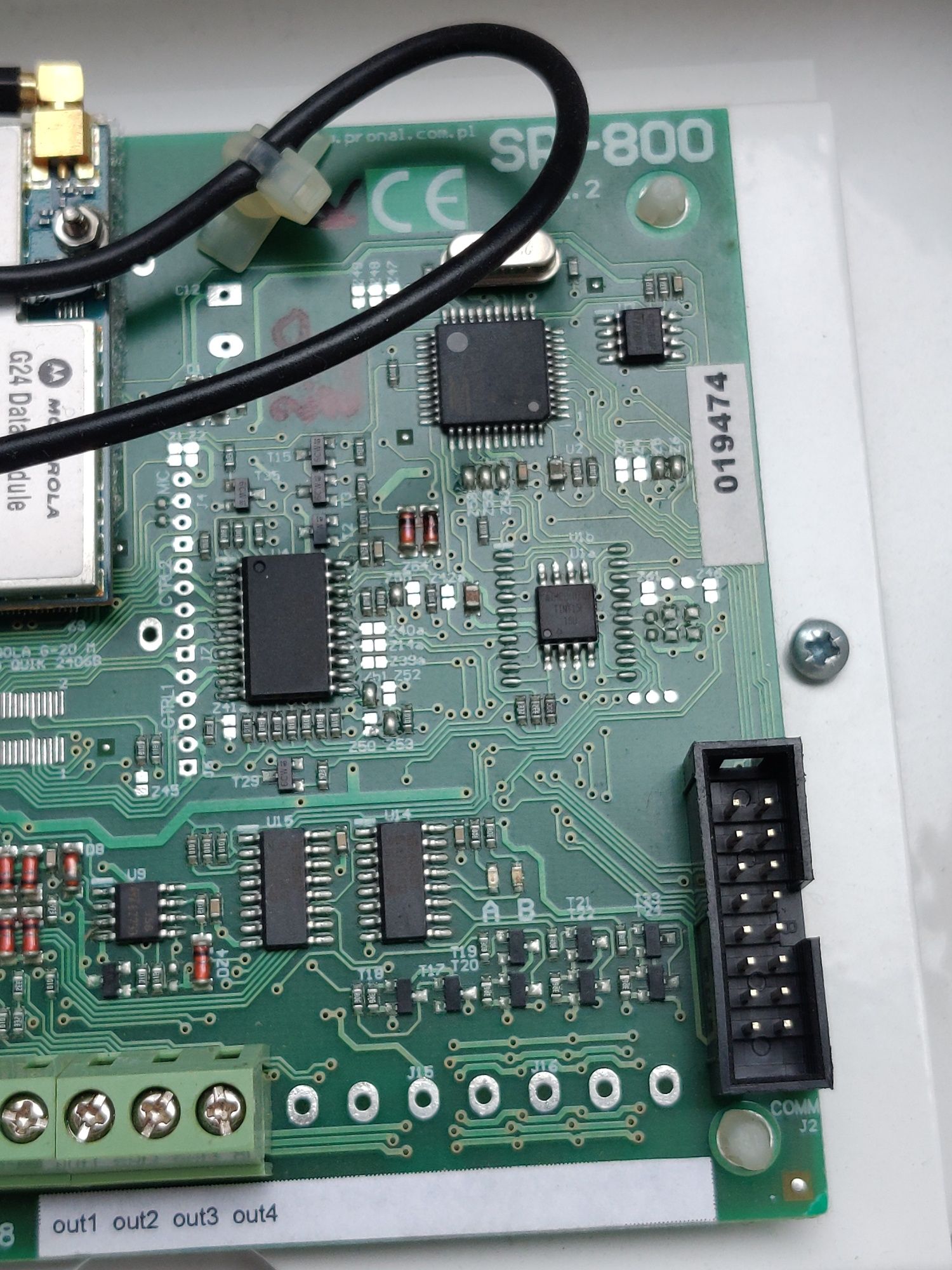 1szt Nadajnik moduł gsm sms MOTOROLA G24 bramka monitoring ochrona