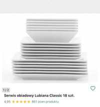 Lubiana classic zestaw obiadowy