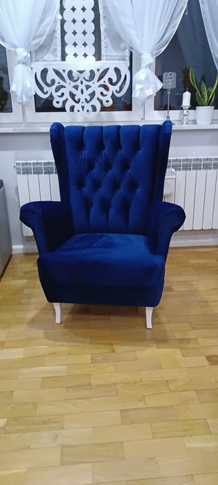 Fotel uszak na sprężynach producent, nowy