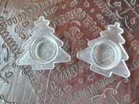 Suporte para velas pequenas em forma de árvore de Natal