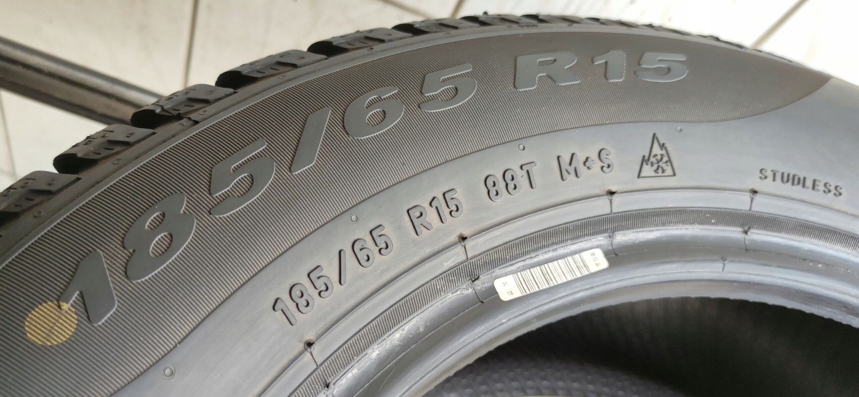 2x 185/65r15 Pirelli Winter Cinturato Tm E/B/66dB 3 lata gwar.