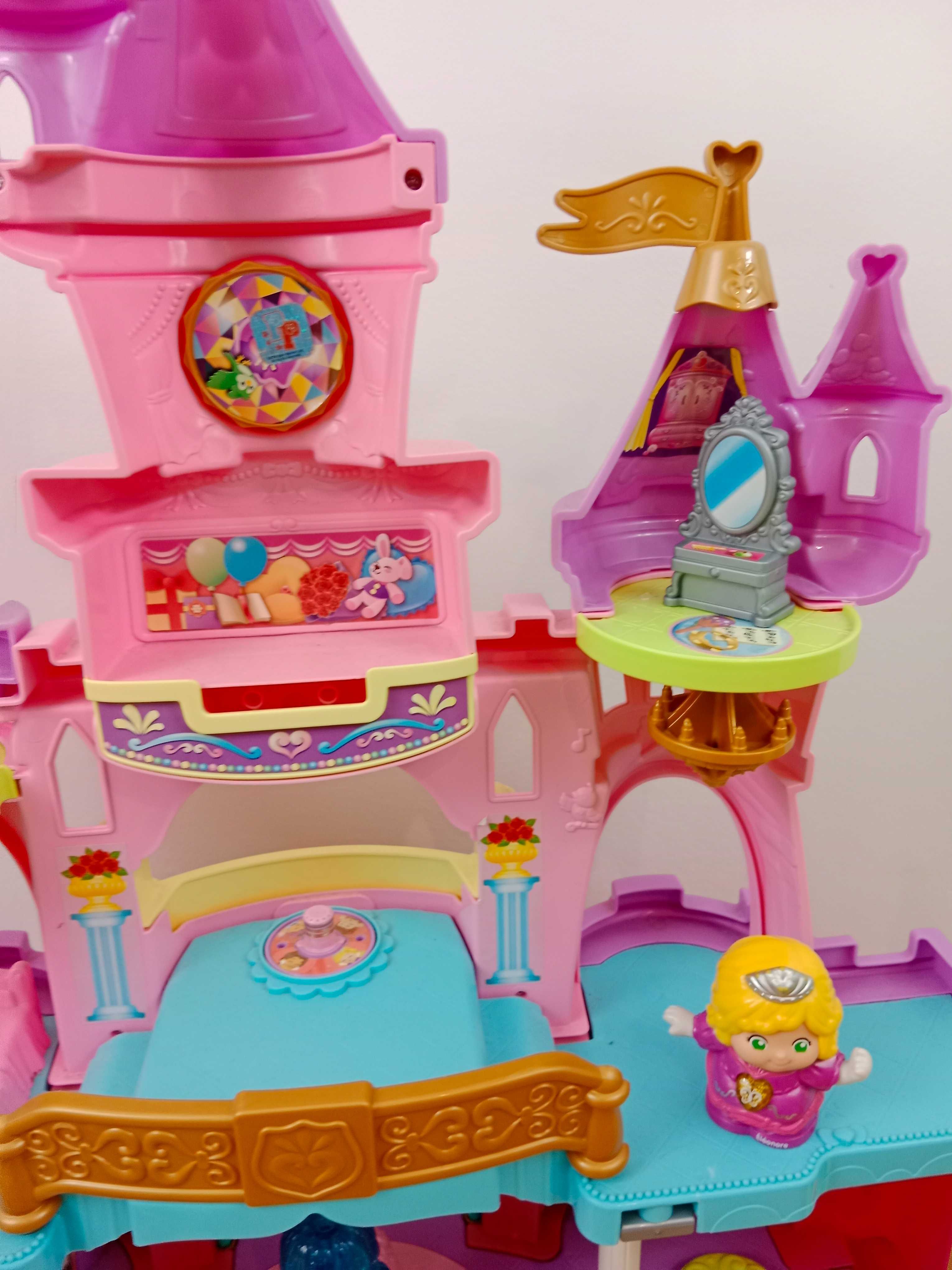 Bardzo duży interaktywny zamek, 2 księżniczki Vtech + karoca