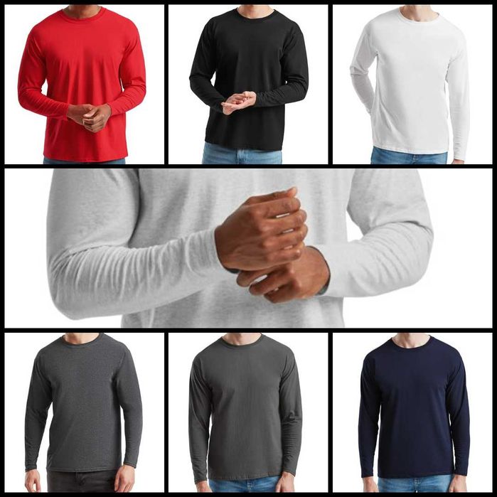 SALE! | Футболки з довгим рукавом | 7 кольорів | S-3XL