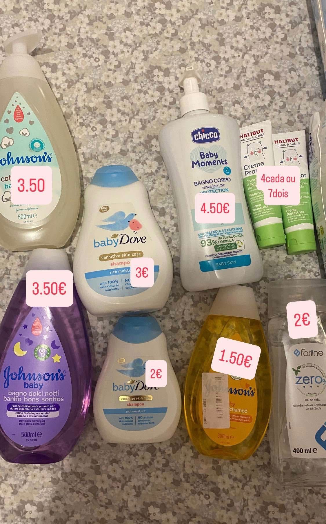 Produtos bebé novos