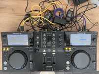 Zestaw DJ: 2x XDJ-700 + DJM-250MK2 + flight case FLT-450SYS