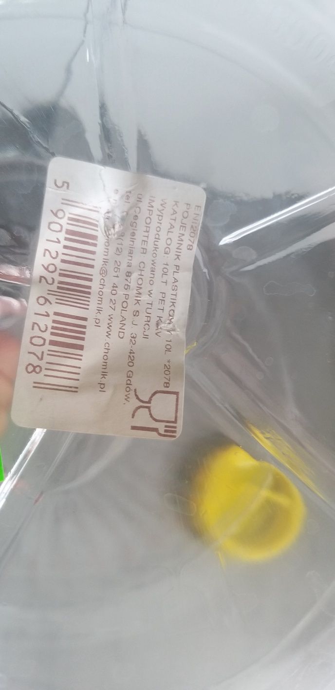 Słoik 10 litrów,  słoik 8 litrów, pojemnik zakręcany