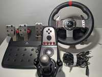 Logitech G27 volante e pedais simracing playseat gaming simulação jogo