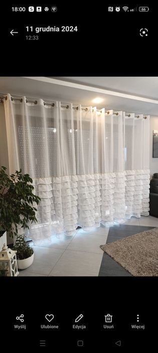 Firana falbanki  firanka