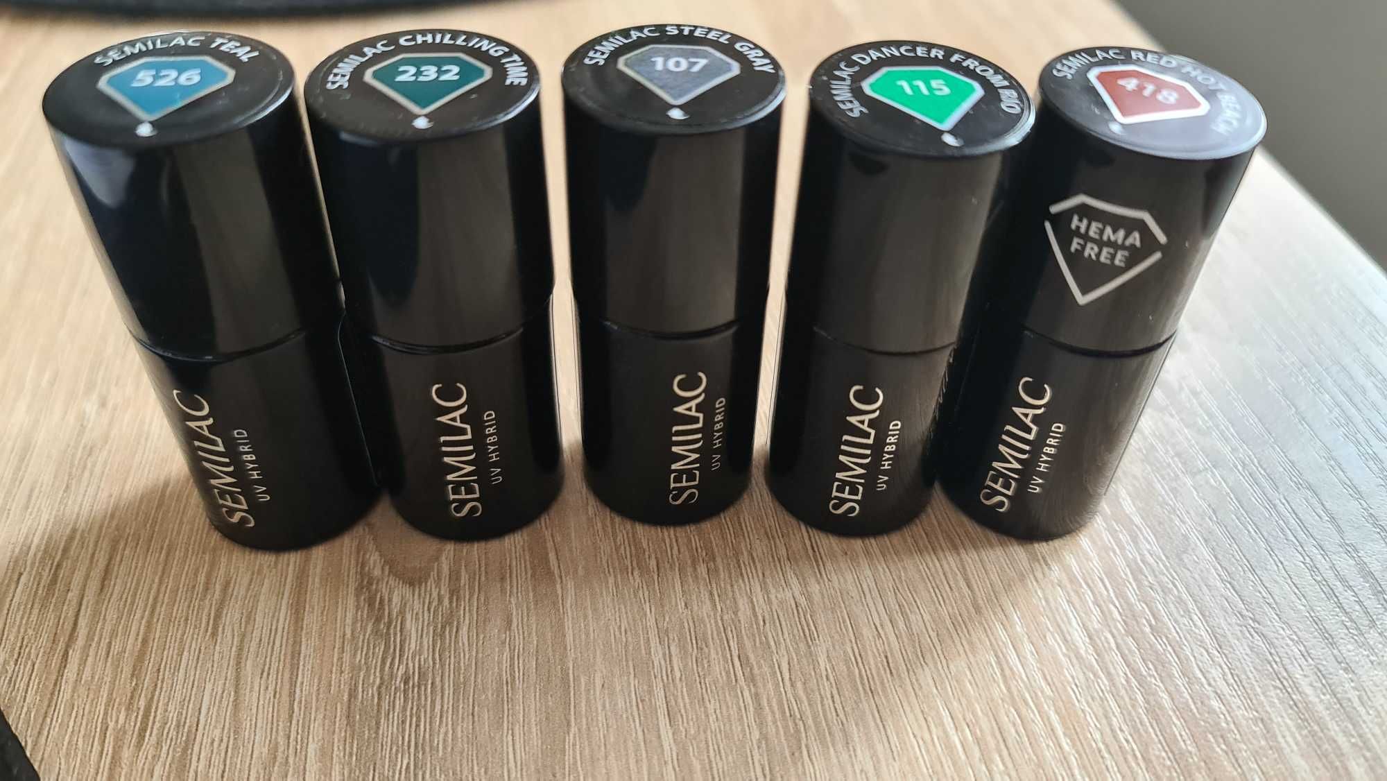 Lakiery semilac 526, 232, 115, 418