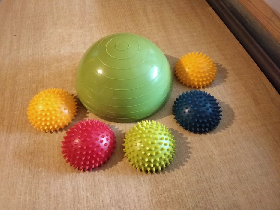 Zestaw kolorowych półkul - nowy