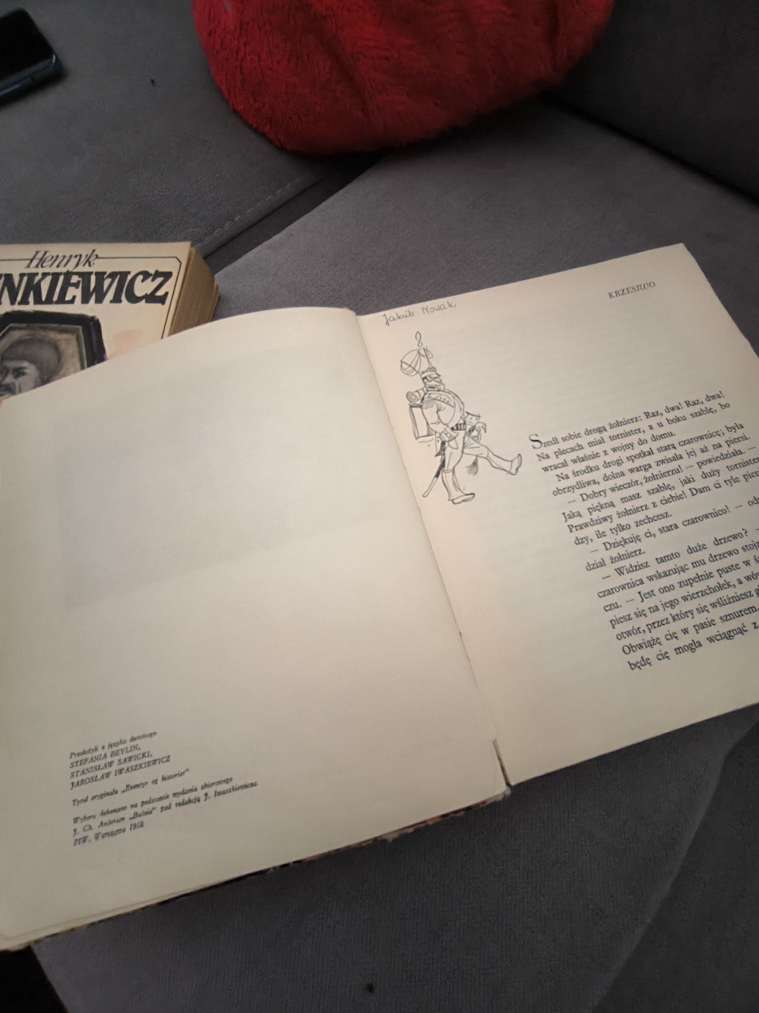 Baśnie J.Ch. Andersen Nasza Księgarnia Warszawa 1968