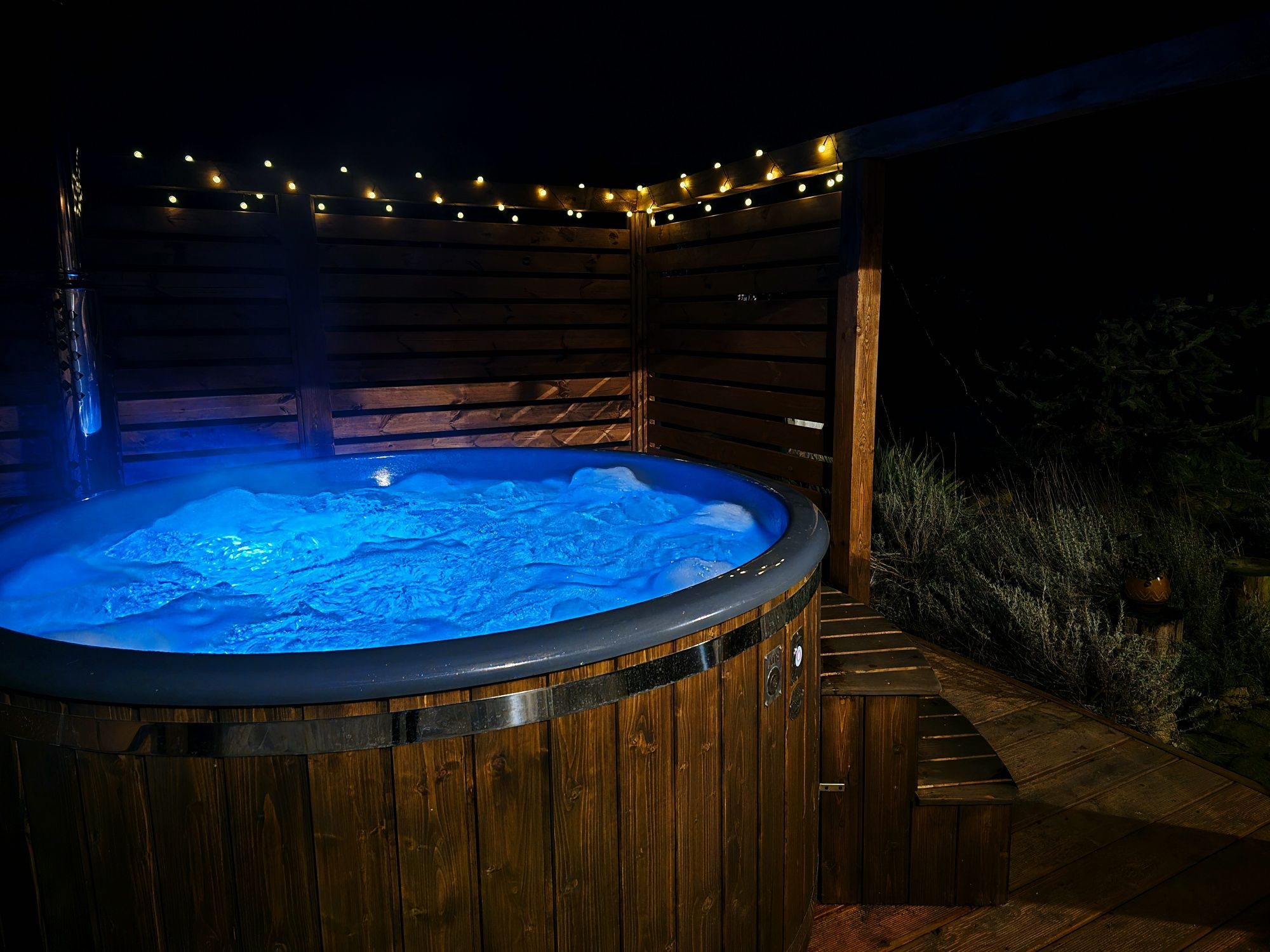 Wynajem Willa Aleksandra dom z bali z jacuzzi Nowy Dębiec k/Kościana