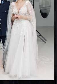 Błyszcząca suknia ślubna model 2023 (3D)