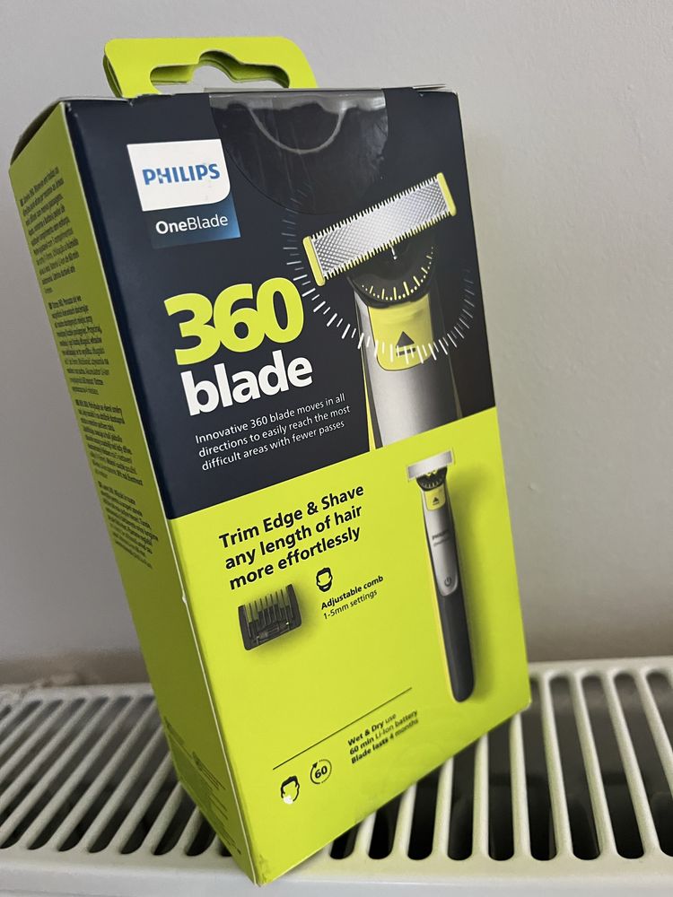 Maszynka PHILIPS One Blade 360 Face - 5w1 - nowa, zaplombowana