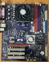 ECS NFORCE4M-A(V3.0) + AMD Athlon 64 3000+ DDR2 4 GB