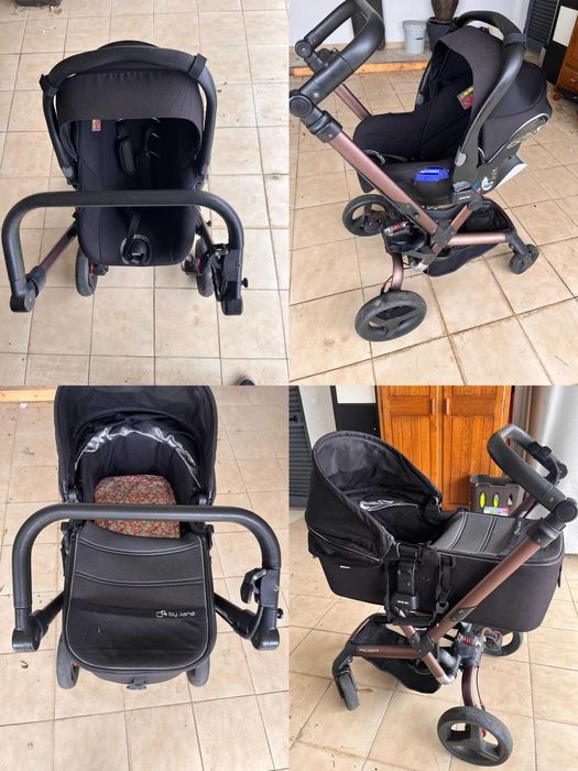 Carrinho bebé Jane Rider ovo e cadeirinha  Concord com base isofix