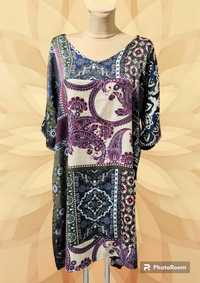 (XXXL/46) Piękna sukienka, tunika w orientalne wzory