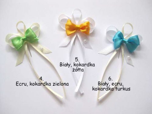 kotyliony bukieciki przypinki 3D  komplet 100 szt