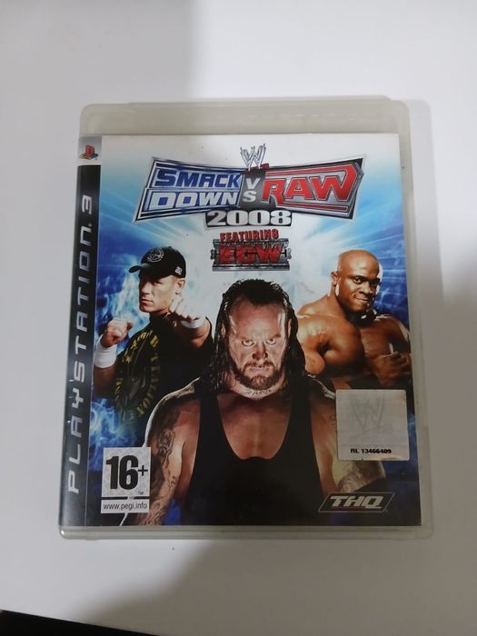 Jogo PS3 smak down raws
