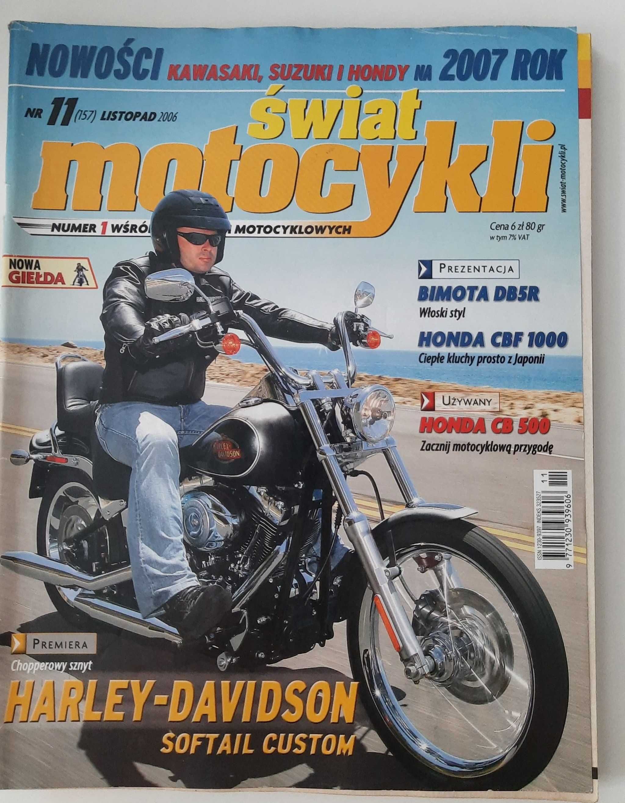 ŚWIAT MOTOCYKLI nr. 11/2006 archiwum