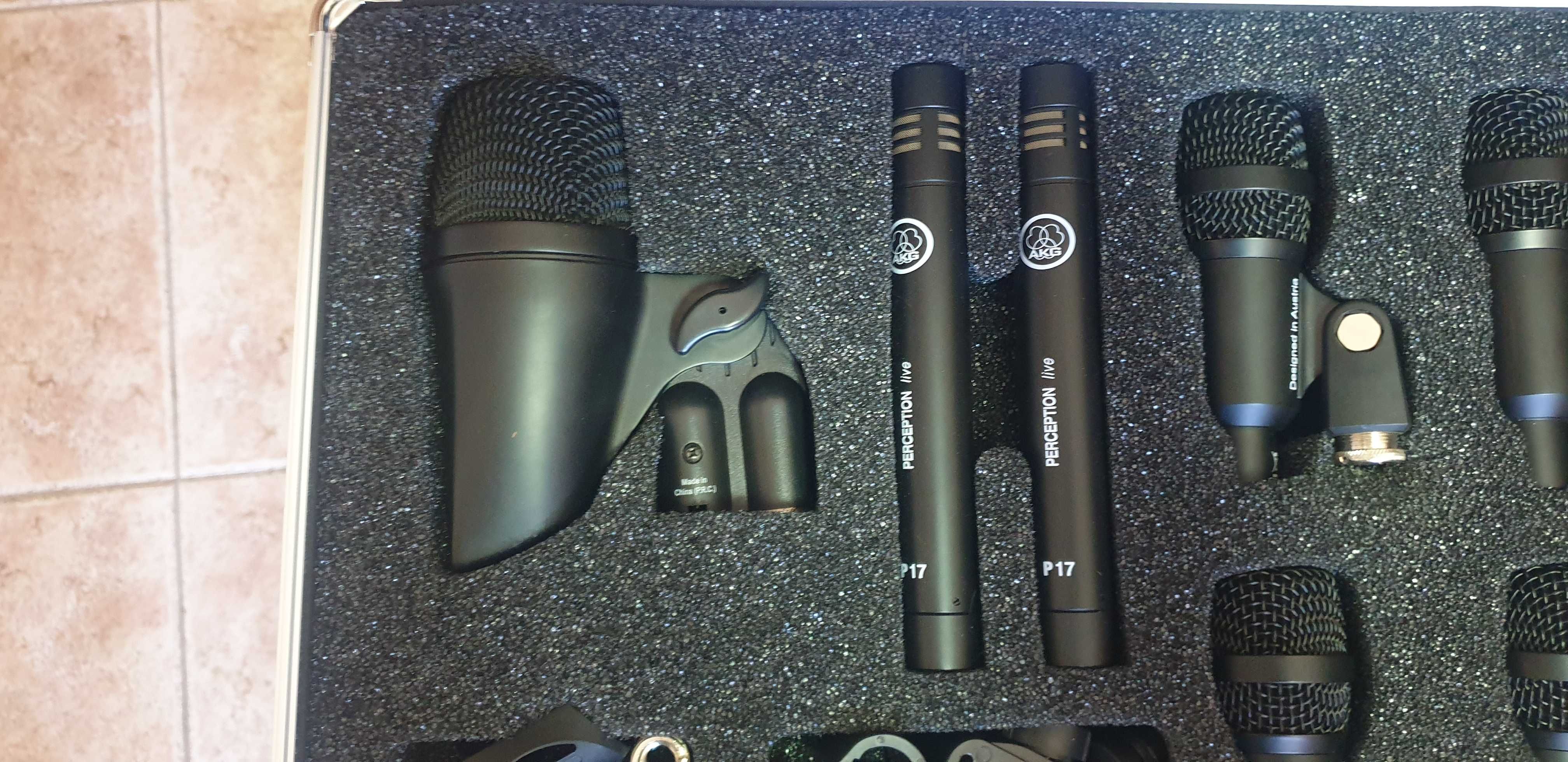 AKG Drum Set Session 1 Kit Microfones Bateria