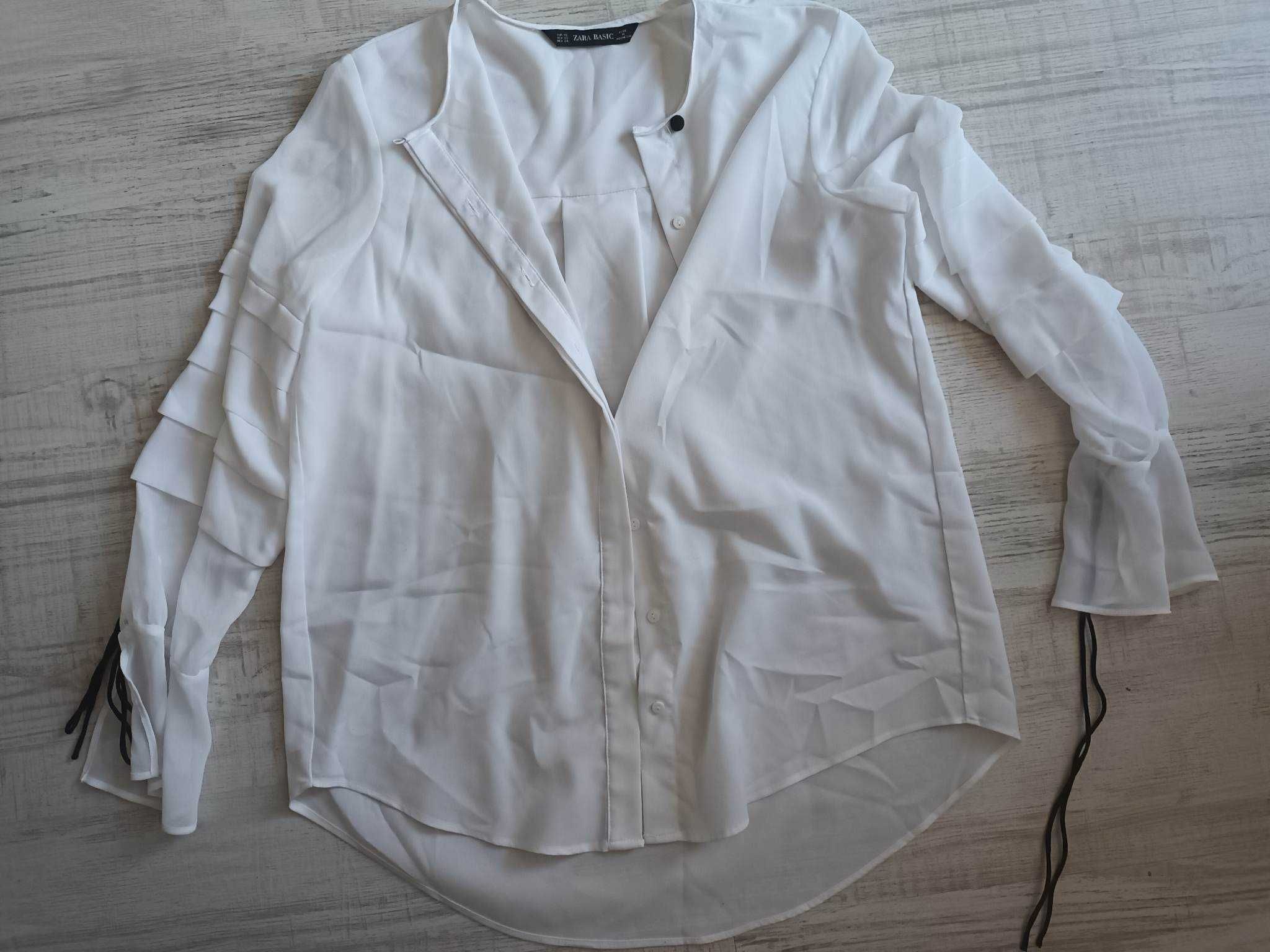 Piękna biała bluzka XS Zara Basic