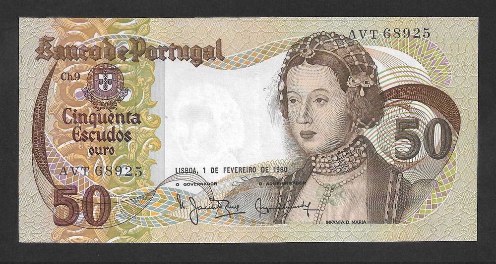 Nota de 50 Escudos - Nova