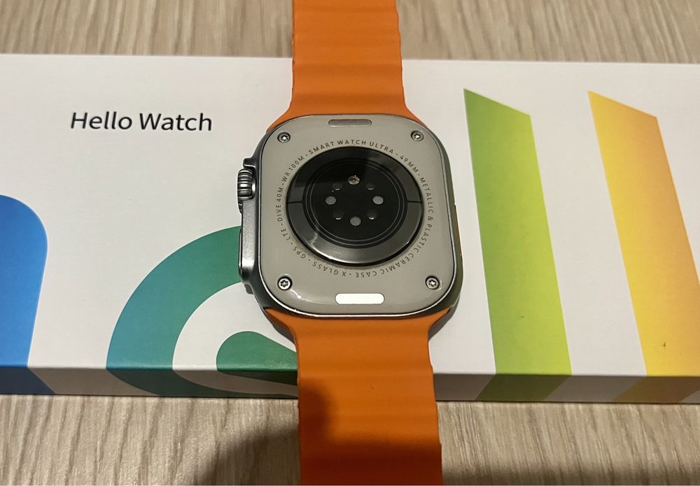 Hello Watch 3+ jak Apple Watch Ultra stan bdb komplet