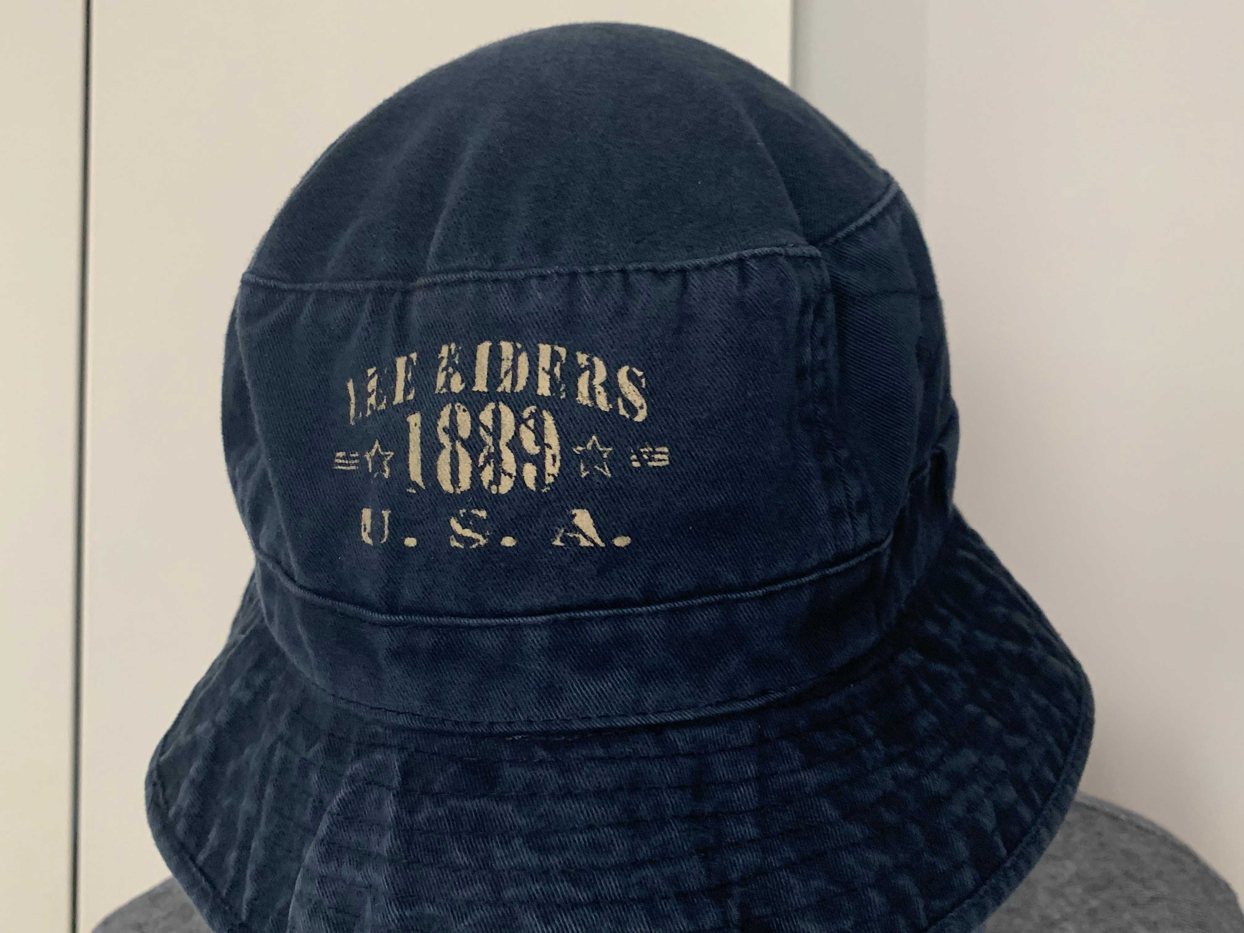 LEE bucket hat granatowy
