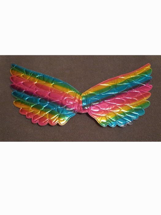Skrzydła na bal przebierańców kolorowe lekkie dla dziewczynki dziecka