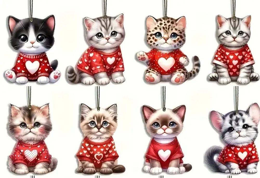 Drewniane Zawieszki 6szt