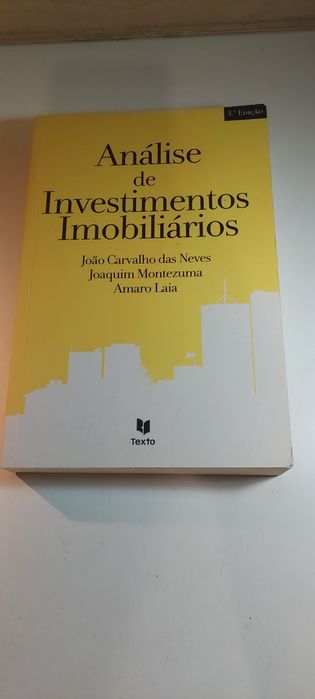 Análise de Investimentos Imobiliários (Texto, 3ª edição)