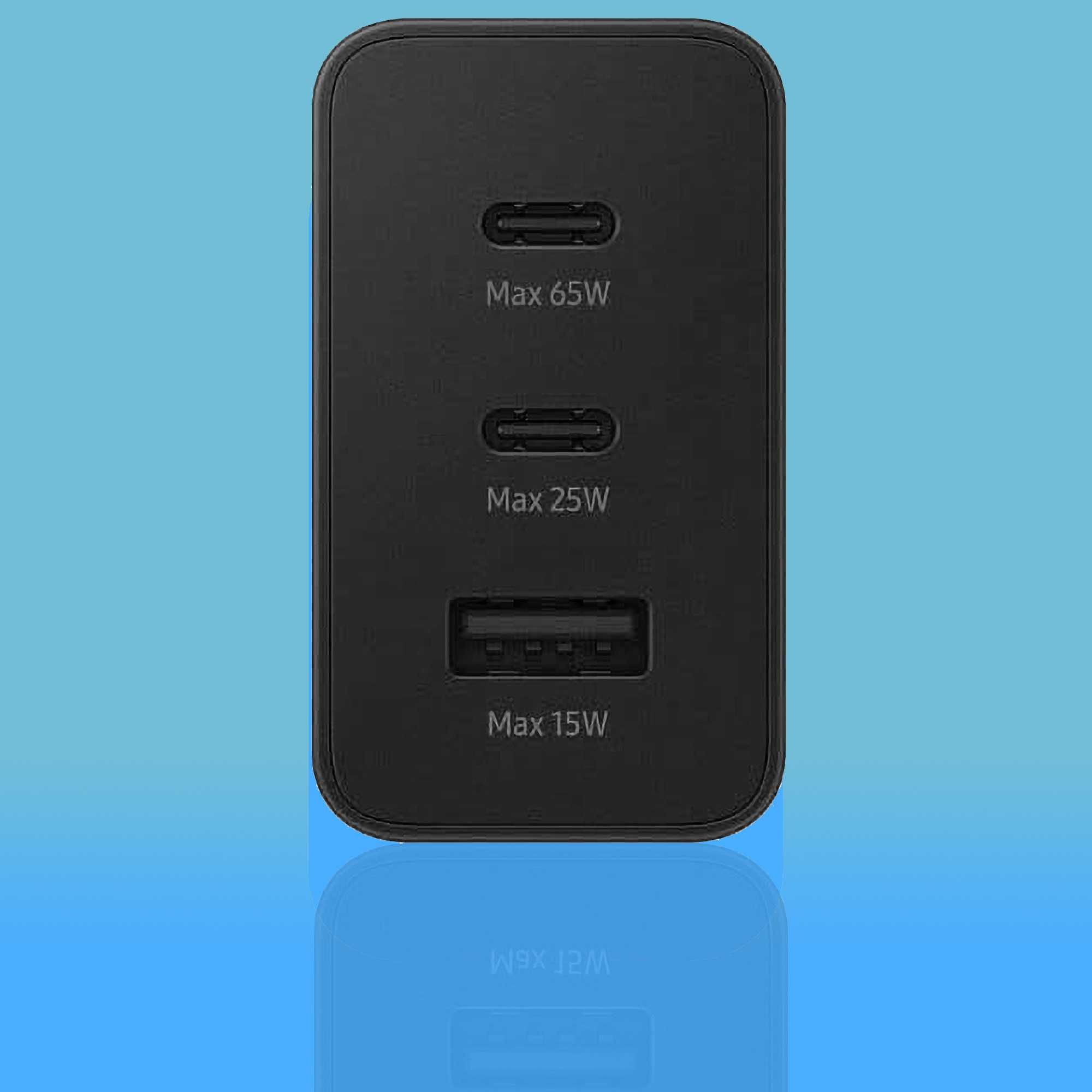 Ładowarka sieciowa z funkcją Power Delivery i Quick Charge 65W czarna