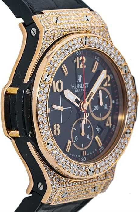 Hublot Big Bang 301.PX.130.RX.174 Diamonds 18K Rose Gold Watch 45MM