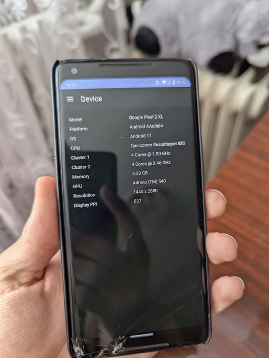 Google pixel 2 xl 4/128gb