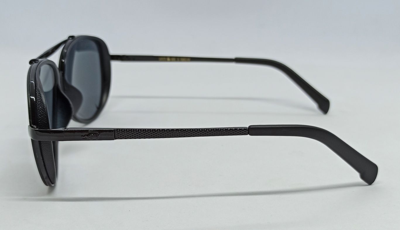 Lacoste очки мужские капли черные в черной оправе дужки на флексах