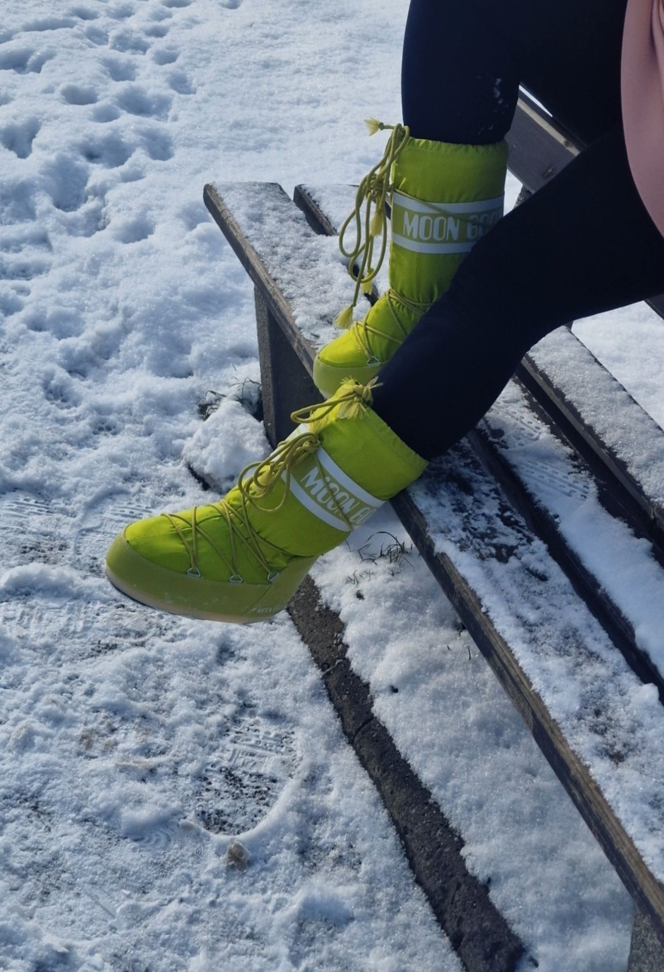 Moon Boot Nylon Limonkowe 35-38