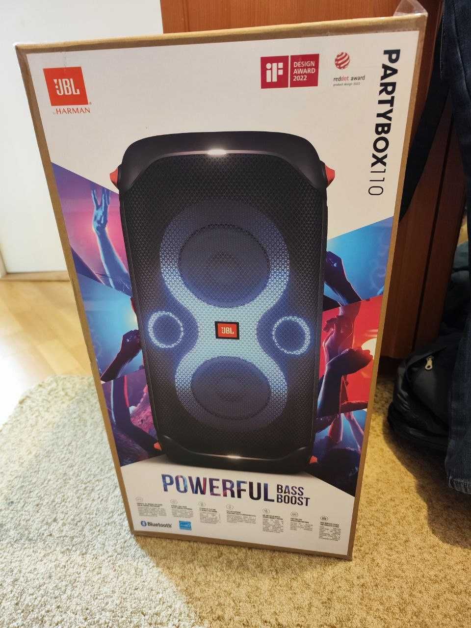 JBL PARTYBOX 110 портативна акустика Нова . оригінал